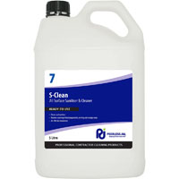 peerless jal s-clean surface sanitiser and cleaner 5 litre