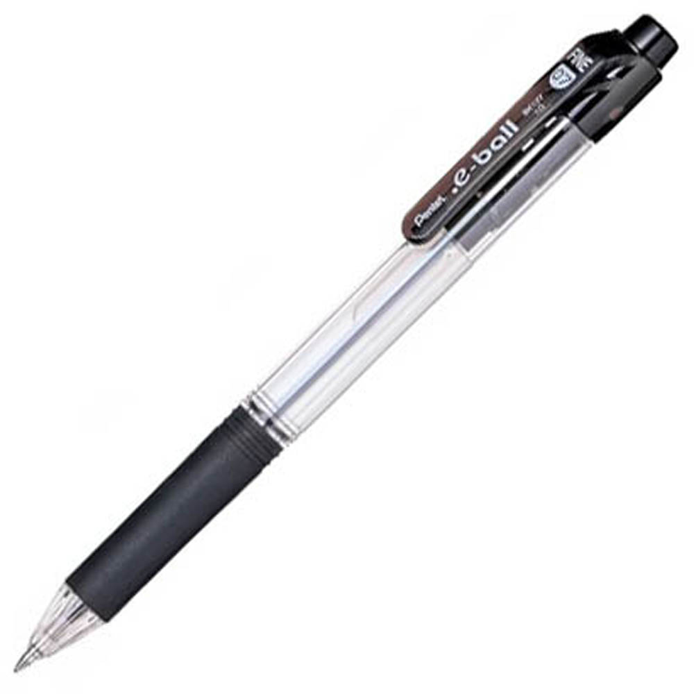 Image for PENTEL BK127 E-BALL RETRACTABLE BALLPOINT PEN 0.7MM BLACK BOX 12 from Ross Office Supplies Office Products Depot