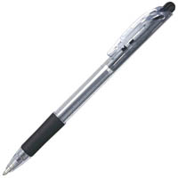 pentel bk420 wow retractable ballpoint pen 1.0mm black box 12