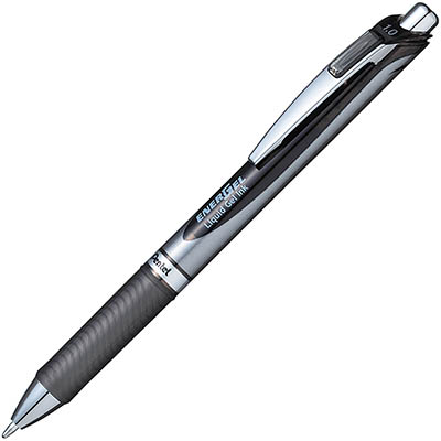 Image for PENTEL BL80 ENERGEL RETRACTABLE GEL INK PEN 1.0MM BLACK from Office Products Depot