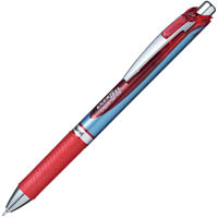 pentel bln74 energel retractable gel ink pen 0.4mm red box 12