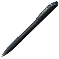 pentel bx417 ifeel-it retractable ballpoint pen 0.7mm black box 12