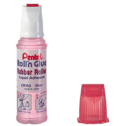 Image for PENTEL ROLL-N-GLUE 30ML PINK from Total Supplies Pty Ltd