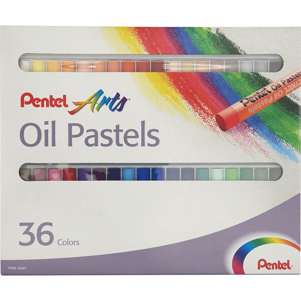 Image for PENTEL PHN ARTS OIL PASTELS ASSORTED PACK 36 from Albany Office Products Depot