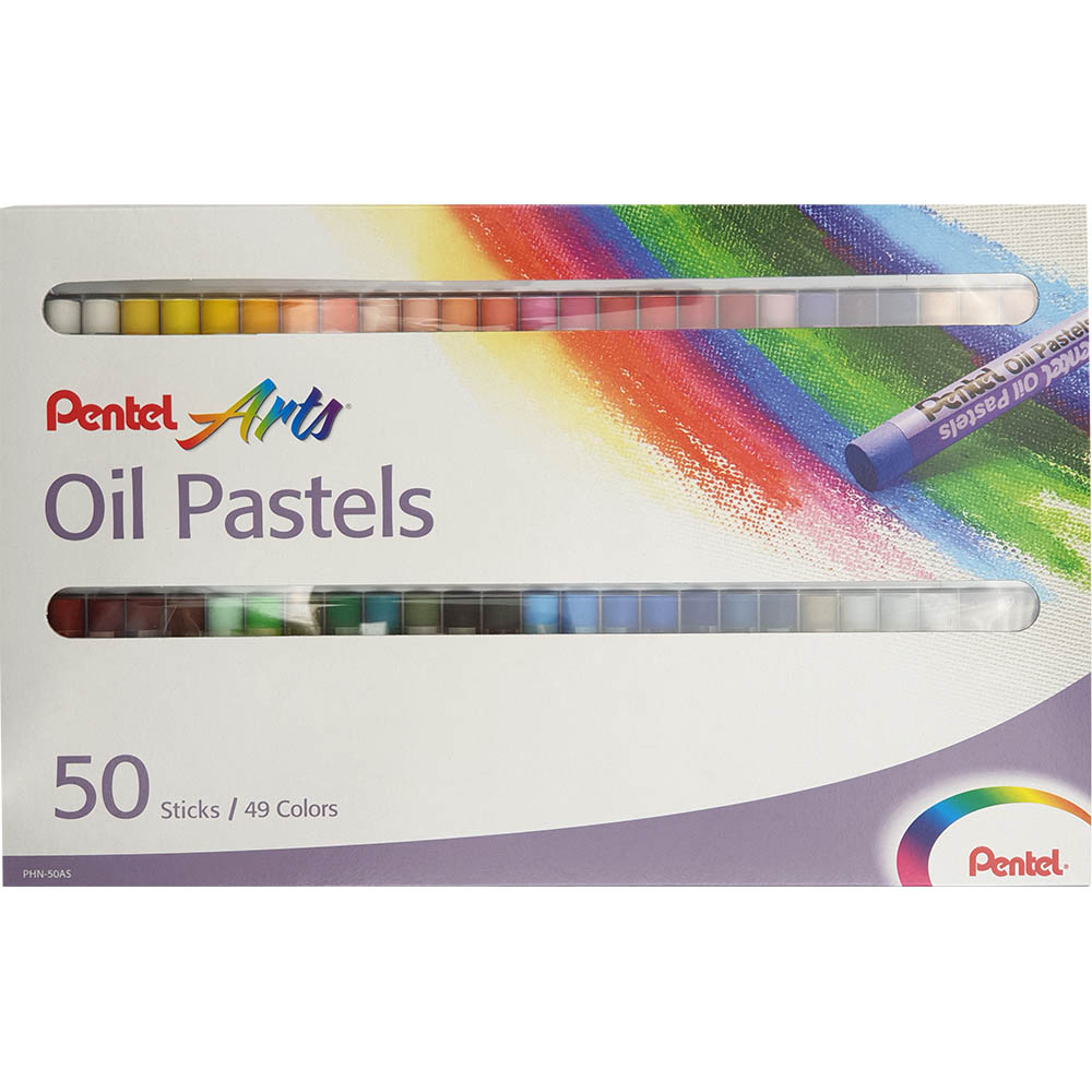 Image for PENTEL PHN ARTS OIL PASTELS ASSORTED PACK 50 from MOE Office Products Depot Mackay & Whitsundays