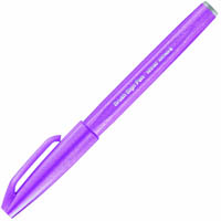 pentel ses15c brush sign pen marker pink purple box 10