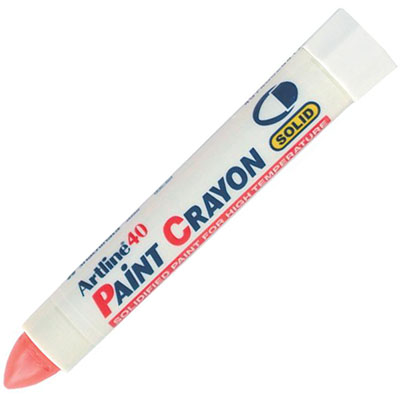 Image for ARTLINE 40 PERMANENT PAINT CRAYON RED from MOE Office Products Depot Mackay & Whitsundays