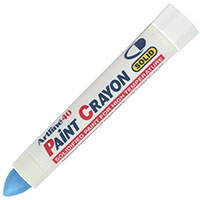 artline 40 permanent paint crayon blue