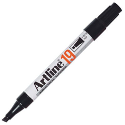 Image for ARTLINE 19 INDUSTRIAL PERMANENT MARKER CHISEL 5MM BLACK from MOE Office Products Depot Mackay & Whitsundays