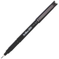 artline 200 fineliner pen 0.4mm black