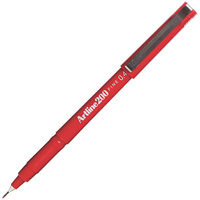 artline 200 fineliner pen 0.4mm bright red