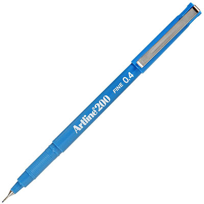 Image for ARTLINE 200 FINELINER PEN 0.4MM BRIGHT LIGHT BLUE from MOE Office Products Depot Mackay & Whitsundays