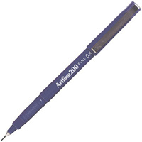 artline 200 fineliner pen 0.4mm bright purple