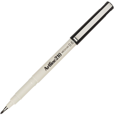 Image for ARTLINE 210 FINELINER PEN 0.6MM BLACK from Ross Office Supplies Office Products Depot