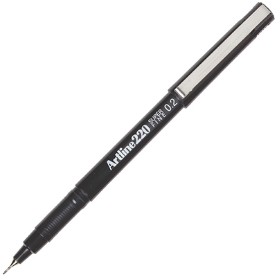 Image for ARTLINE 220 FINELINER PEN 0.2MM BLACK from Ross Office Supplies Office Products Depot