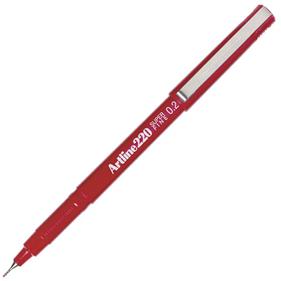 Image for ARTLINE 220 FINELINER PEN 0.2MM RED from MOE Office Products Depot Mackay & Whitsundays