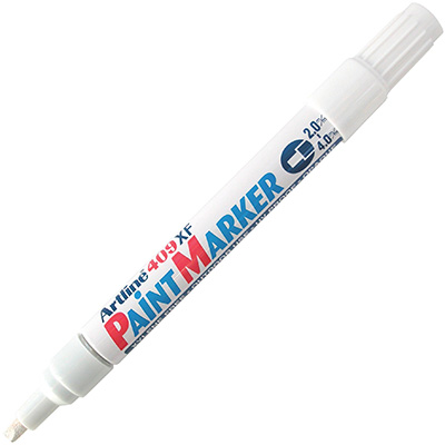 Image for ARTLINE 409 PAINT MARKER CHISEL 4.0MM WHITE from MOE Office Products Depot Mackay & Whitsundays