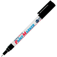artline 444 paint marker bullet 0.8mm black