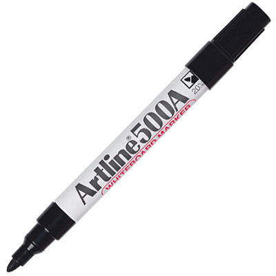 Image for ARTLINE 500A WHITEBOARD MARKER BULLET 2MM BLACK from Total Supplies Pty Ltd