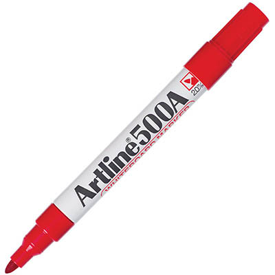 Image for ARTLINE 500A WHITEBOARD MARKER BULLET 2MM RED from MOE Office Products Depot Mackay & Whitsundays