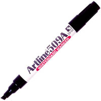 artline 509a whiteboard marker chisel 5mm black