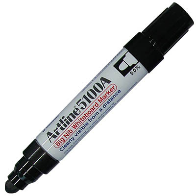 Image for ARTLINE 5100A WHITEBOARD MARKER BULLET 5MM BLACK from MOE Office Products Depot Mackay & Whitsundays