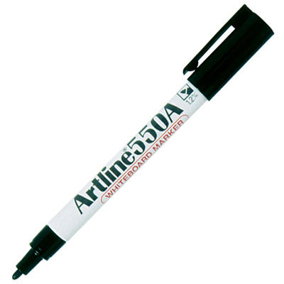 Image for ARTLINE 550A WHITEBOARD MARKER BULLET 1.2MM BLACK from Total Supplies Pty Ltd