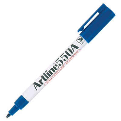 Image for ARTLINE 550A WHITEBOARD MARKER BULLET 1.2MM BLUE from Barkers Rubber Stamps & Office Products Depot