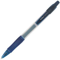 artline geltrac retractable gel ink pen medium 0.7mm blue