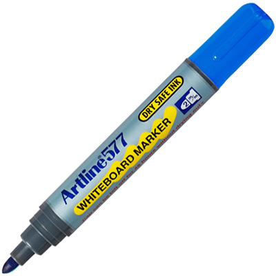 Image for ARTLINE 577 WHITEBOARD MARKER BULLET 3MM BLUE from Office Products Depot