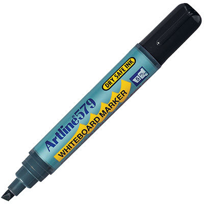 Image for ARTLINE 579 WHITEBOARD MARKER CHISEL 5MM BLACK from MOE Office Products Depot Mackay & Whitsundays