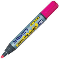 artline 579 whiteboard marker chisel 5mm pink