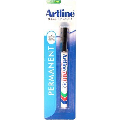 Image for ARTLINE 700 PERMANENT MARKER BULLET 0.7MM BLACK HANGSELL from MOE Office Products Depot Mackay & Whitsundays