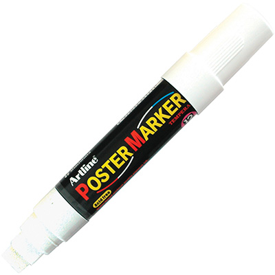 Image for ARTLINE POSTER MARKER TEMPERA INK BULLET 12MM WHITE from MOE Office Products Depot Mackay & Whitsundays