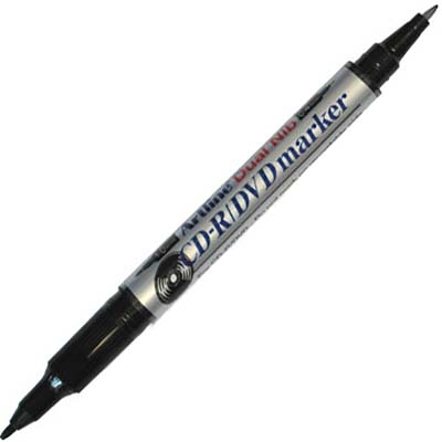 Image for ARTLINE 841T DUAL NIB CD/DVD MARKER BULLET 0.4/1.0MM BLACK from Albany Office Products Depot