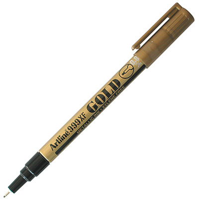 Image for ARTLINE 999 METALLIC PERMANENT MARKER 0.8MM BULLET GOLD from MOE Office Products Depot Mackay & Whitsundays