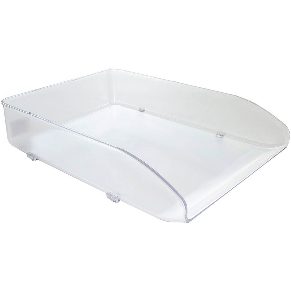 Image for METRO DOCUMENT TRAY A4 SNOW/CRYSTAL from Tristate Office Products Depot