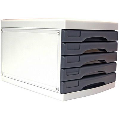 Image for METRO DESKTOP FILING 5 DRAWERS A4 GREY from Margaret River Office Products Depot