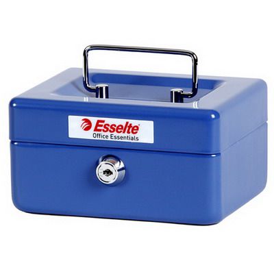 Image for ESSELTE CLASSIC CASH BOX 152 X 118 X 80MM SIZE 6 BLUE from Office Business Office Products Depot