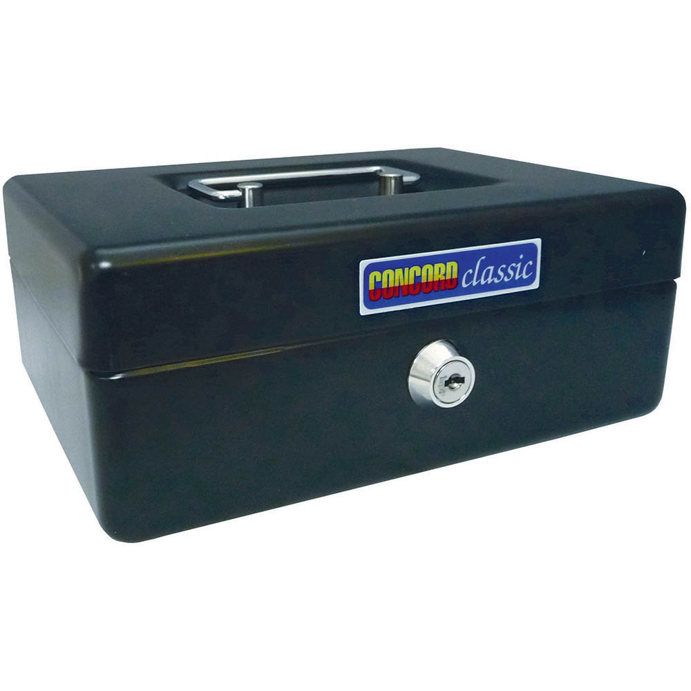 Image for ESSELTE CLASSIC CASH BOX 200 X 150 X 80MM SIZE 8 BLACK from Office Products Depot Gold Coast