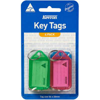 kevron id5 keytags assorted pack 4