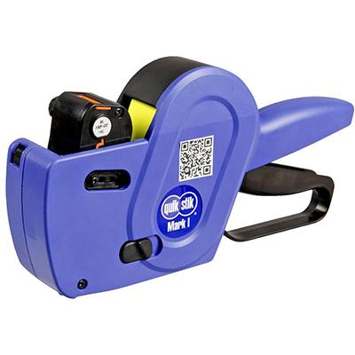 Image for QUIKSTIK MARK I PRICING GUN SINGLE LINE BLUE from Barkers Rubber Stamps & Office Products Depot