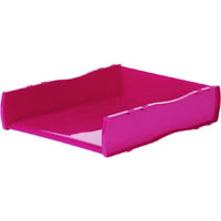 esselte kalide document tray pink
