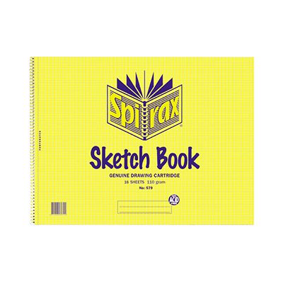 Image for SPIRAX 579 SKETCH BOOK SIDE OPEN 32 PAGE 272 X 360MM from Ross Office Supplies Office Products Depot