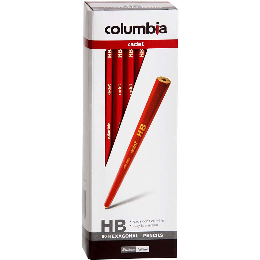 Image for COLUMBIA CADET HEXAGON PENCIL HB BOX 60 from Office Products Depot