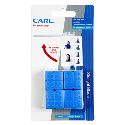 Image for CARL R01 ROTARY TRIMMER BLADE STRAIGHT PACK 4 from Ross Office Supplies Office Products Depot