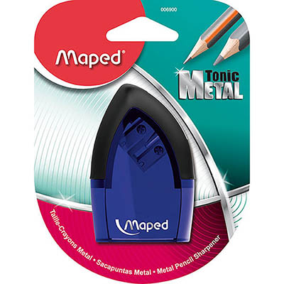 Image for MAPED TONIC PENCIL SHARPENER 2-HOLE METAL from Total Supplies Pty Ltd