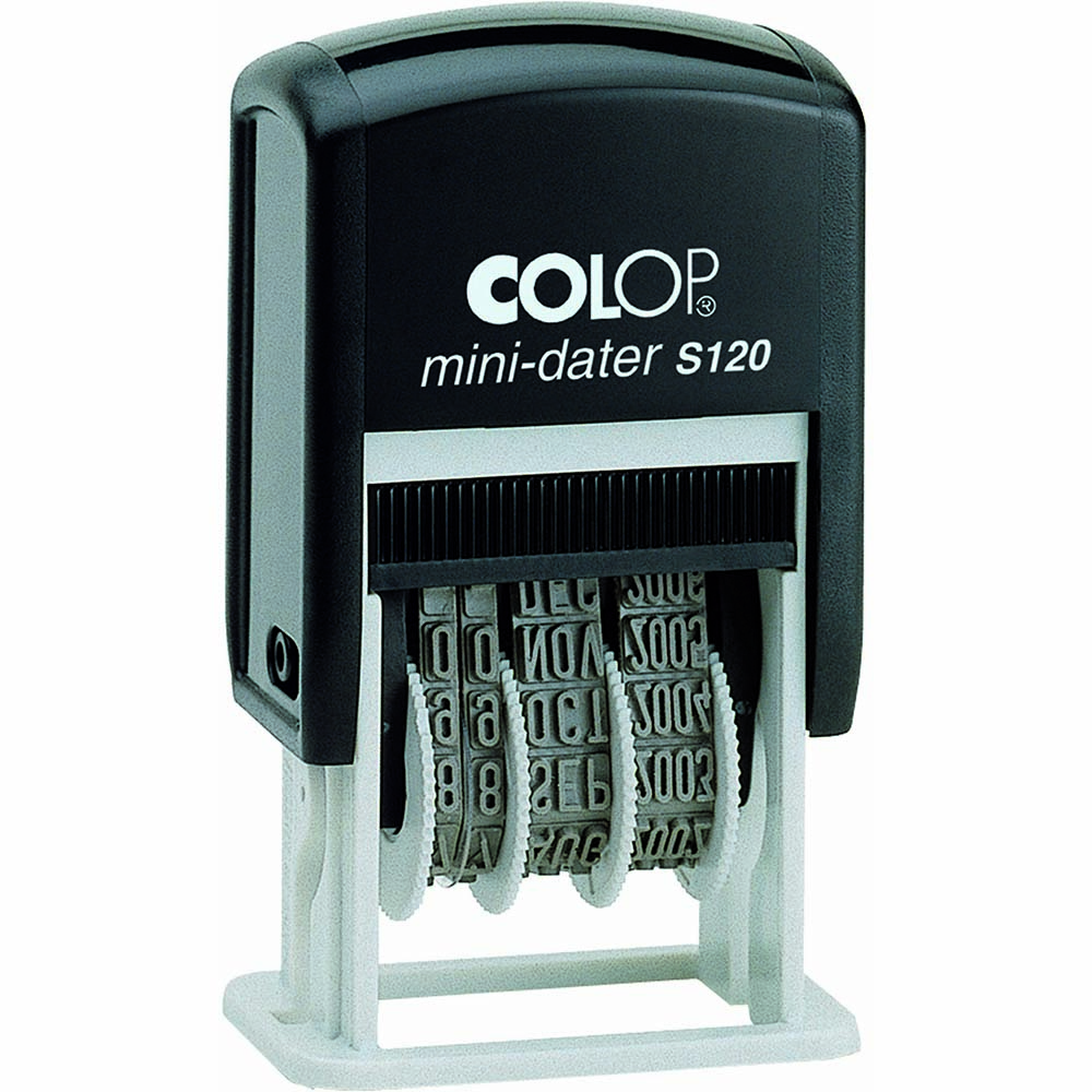 Image for COLOP S120 MINI-DATER PRINTER SELF-INKING STAMP 4MM BLACK from Office Products Depot Gold Coast