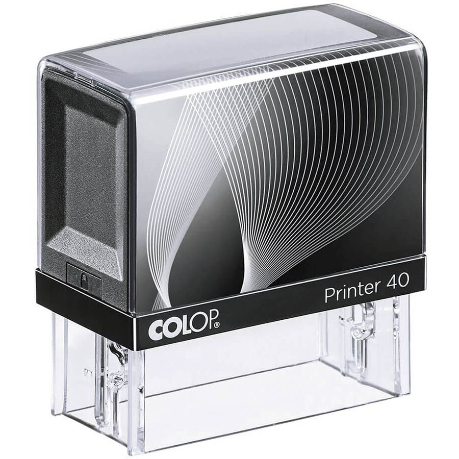 Image for COLOP P40 CUSTOM MADE PRINTER SELF-INKING STAMP 59 X 23MM from MOE Office Products Depot Mackay & Whitsundays