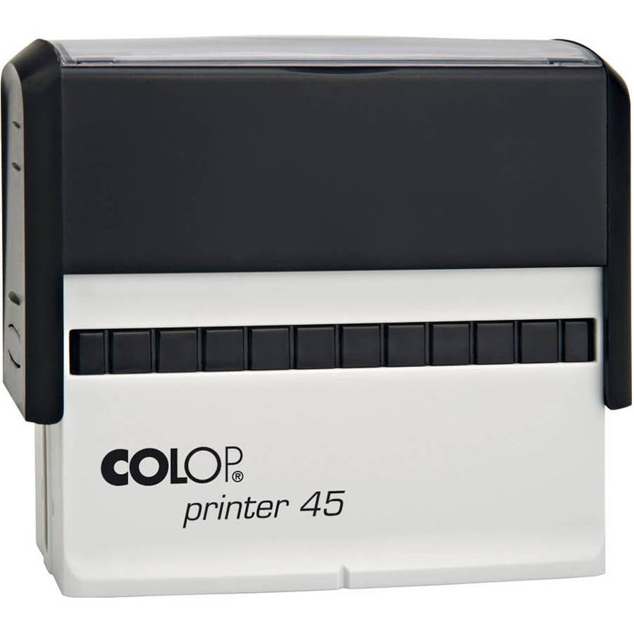 Image for COLOP P45 CUSTOM MADE PRINTER SELF-INKING STAMP 82 X 25MM from Office Products Depot Gold Coast